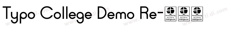Typo College Demo Re字体转换 Typo College Demo Re字体转换